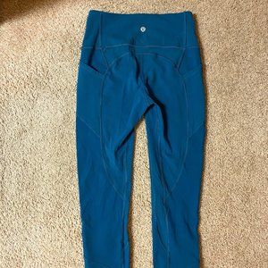 Lululemon Cropped Leggings with Pockets